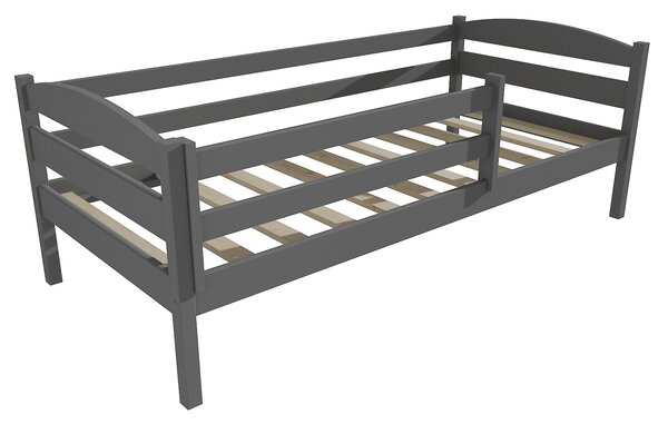 Vomaks Dětská postel DP 020 se zábranou Rozměr: 80 x 180 cm, Barva: barva šedá