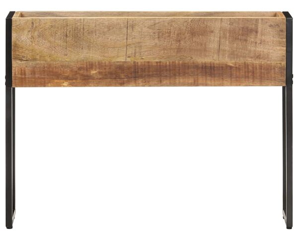 Truhlík 90 x 20 x 68 cm hrubé mangovníkové dřevo 321938