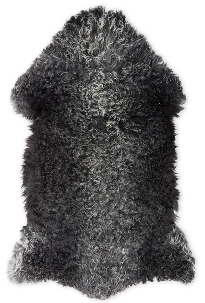 Skinnwille Home Collection Tibetská kožešina Natural Grey, přírodní, 95x55 cm