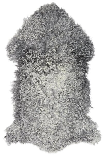 Skinnwille Home Collection Tibetská kožešina Natural Grey, přírodní, 95x55 cm