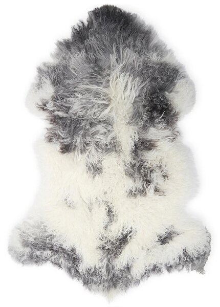 Skinnwille Home Collection Tibetská kožešina Natural Grey, přírodní, 95x55 cm