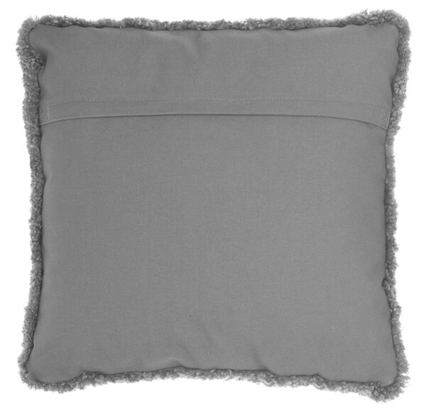 Skinnwille Home Collection Polštář australská kožešina Curly šedá, Gotland Grey, 45x45 cm
