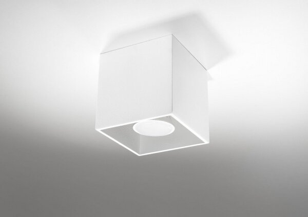 Sollux SL.0027 - Bodové svítidlo QUAD 1 1xGU10/10W/230V bílá