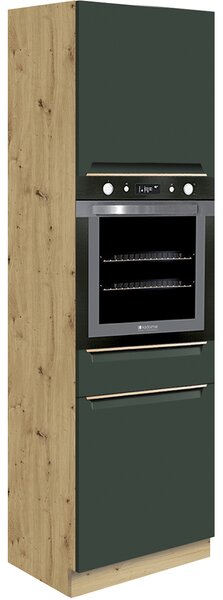 Kuchyňská linka GLAMOUR z | 270x260 cm | SE SOKLEM | zelená mat/artisan