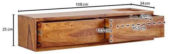 Malá komoda se zásuvkami z masivního dřeva š: 108cm