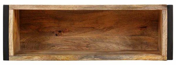 Truhlík 60 x 20 x 68 cm hrubé mangovníkové dřevo 321941
