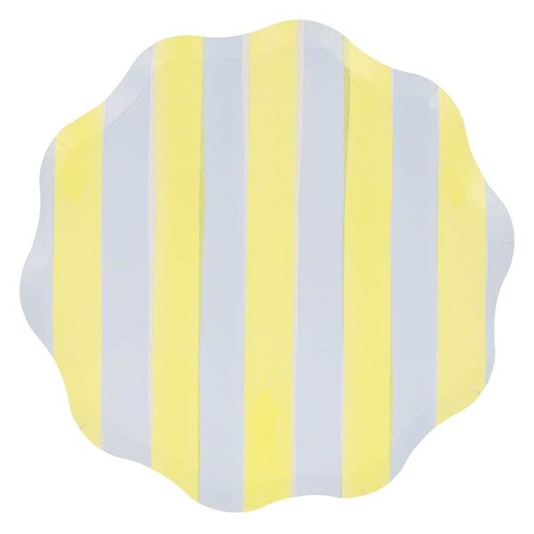 Papírový talíř Pastel Stripe Side – set 8 ks