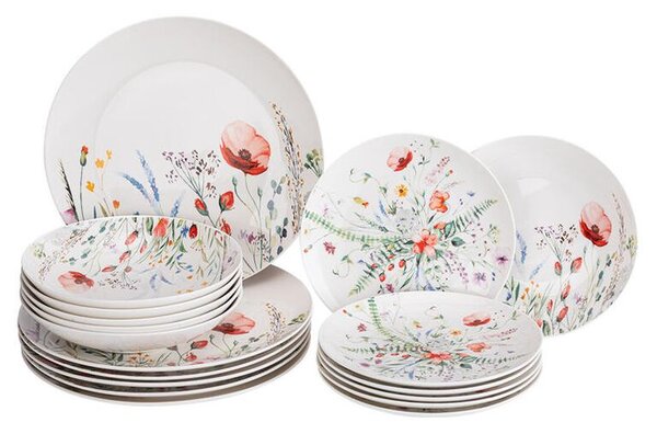 Porcelánová sada talířů MÁK 18 ks