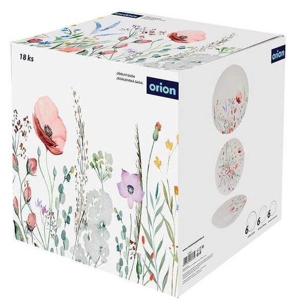 Porcelánová sada talířů MÁK 18 ks