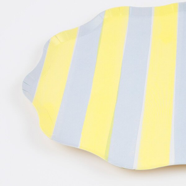 Papírový talíř Pastel Stripe Side – set 8 ks