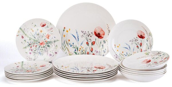 Porcelánová sada talířů MÁK 18 ks