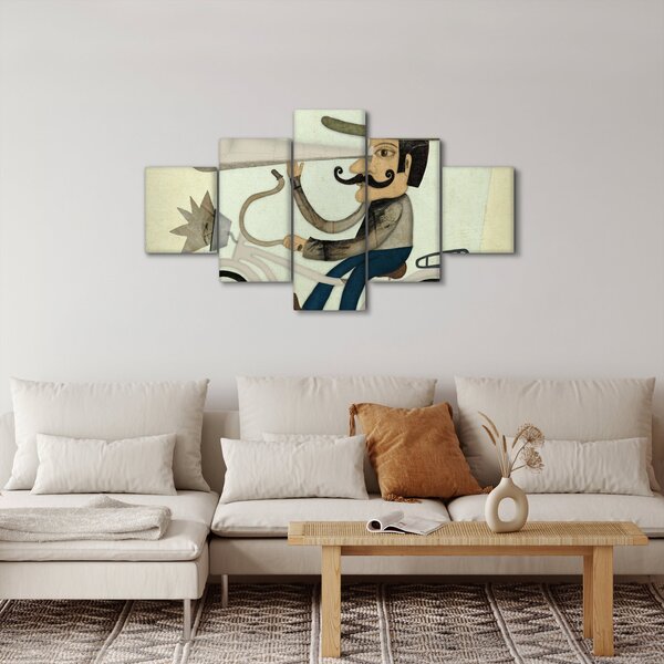 Astronom na kole (125x70 cm)