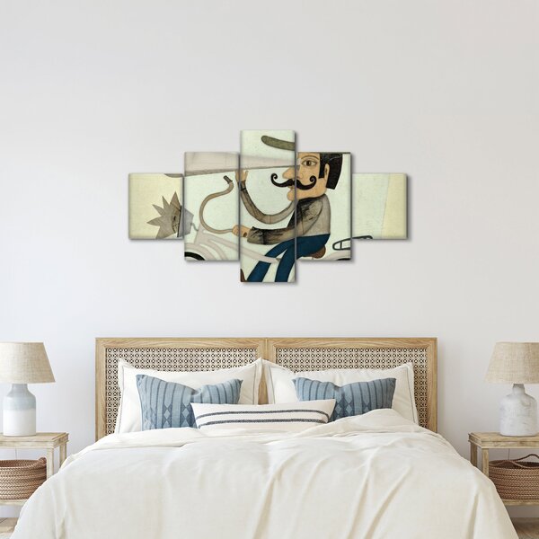 Astronom na kole (125x70 cm)