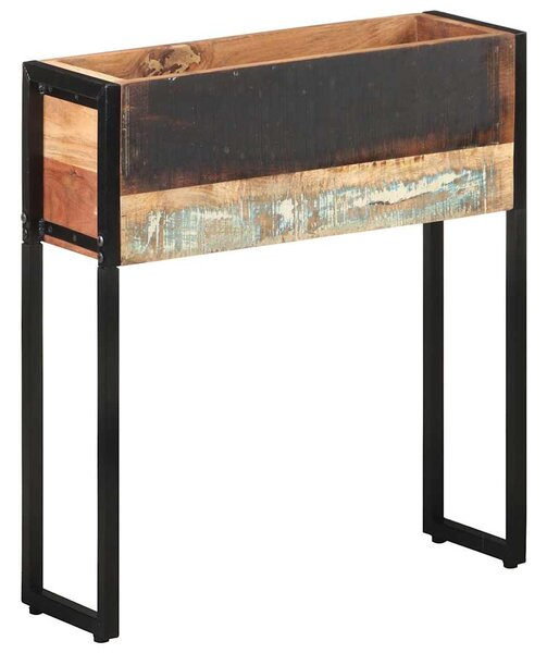 Truhlík 60 x 20 x 68 cm masivní recyklované dřevo 321943