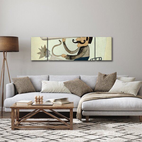 Astronom na kole (170x50 cm)