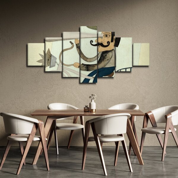 Astronom na kole (210x100 cm)