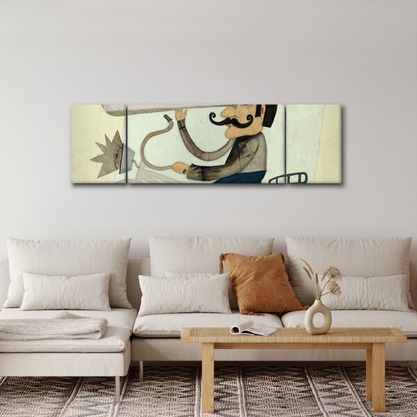 Astronom na kole (170x50 cm)