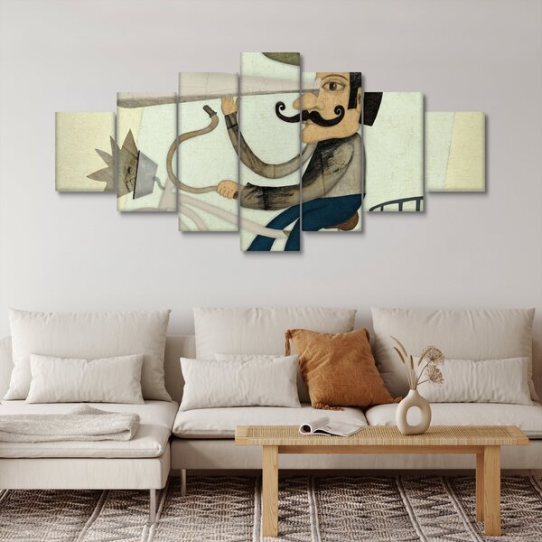 Astronom na kole (210x100 cm)