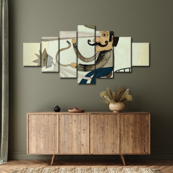 Astronom na kole (210x100 cm)