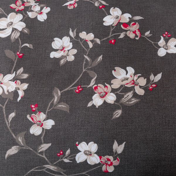 Flanelové povlečení z mikrovlákna BLOSSOM šedé Rozměr povlečení: 70 x 90 cm | 140 x 200 cm
