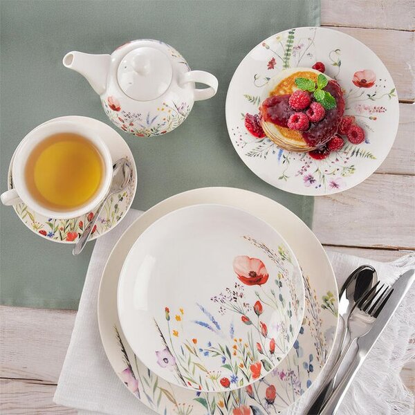 Porcelánový dezertní talíř MÁK 20,5 cm