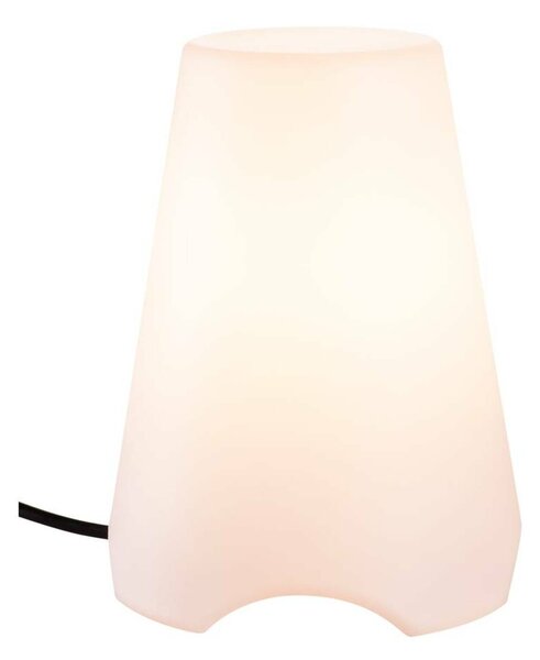 BIG WHITE SLV KIROCONE TL venkovní stolní lampa, E27, IP44, bílá, max. 60W 1001778