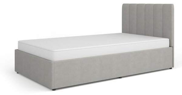 Manželská postel 120 cm Mossana MO12 (šedá) (s roštem) (s úl. prostorem)