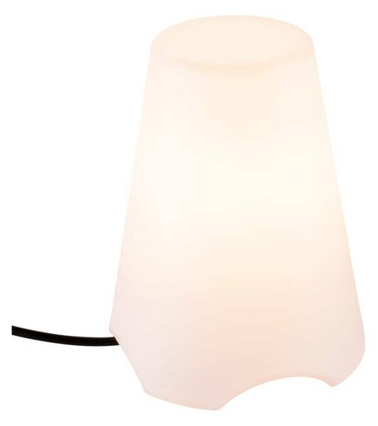 BIG WHITE SLV KIROCONE TL venkovní stolní lampa, E27, IP44, bílá, max. 60W 1001778