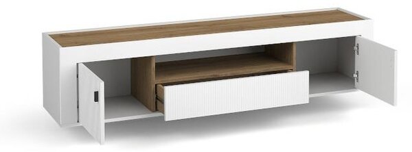 TV Stolek/Skříňka Mossana MO8 (bílá)