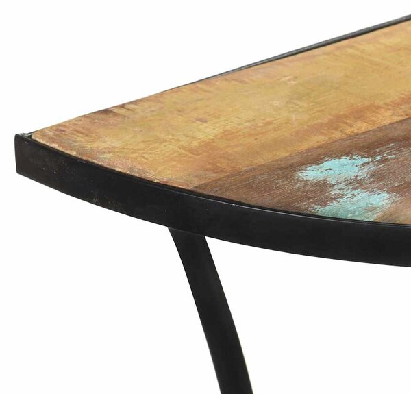 Odkládací stolek 110 x 40 x 77 cm masivní recyklované dřevo 321949