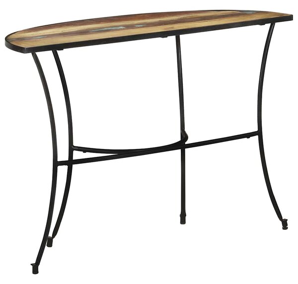 Odkládací stolek 110 x 40 x 77 cm masivní recyklované dřevo 321949