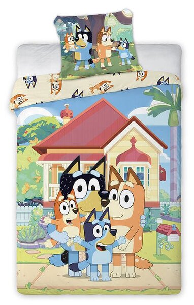 Bavlněné ložní povlečení BLUEY VESELÉ OBJETÍ