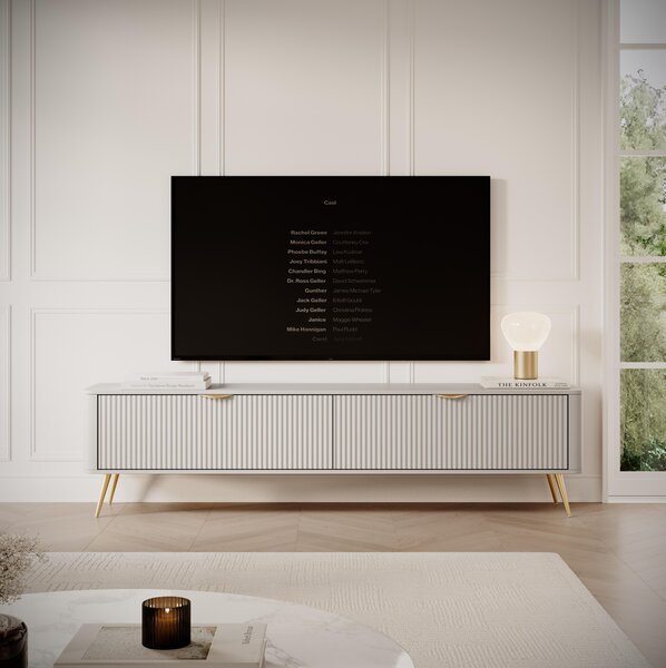 TV Stolek/Skříňka Lethe I (béžová). Akce -10%