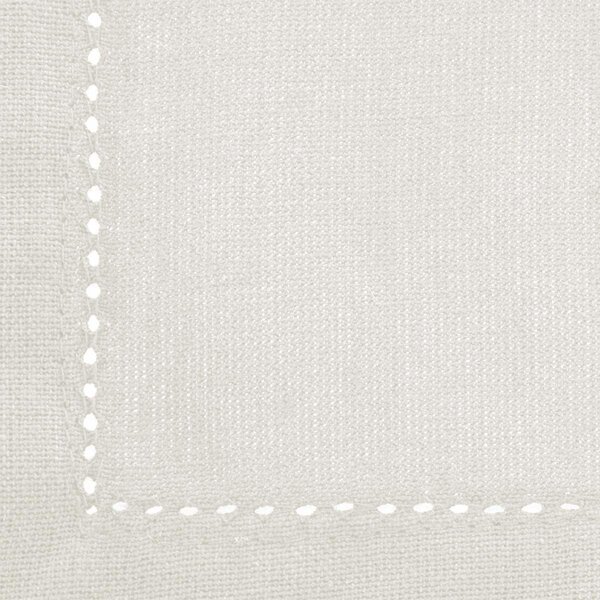 Stolní ubrousky CHAMBRAY, 40 x 40 cm, 4 kusy - bílá