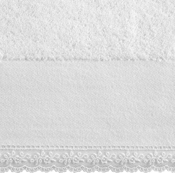 Eurofirany Bavlněný ručník Emi 50x90 cm bílý