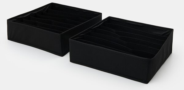 Sinsay - Sada organizérů na podprsenky 2 pack - černá
