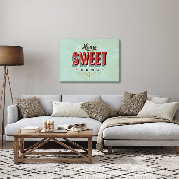 Obraz - Home sweet home (70x50 cm)