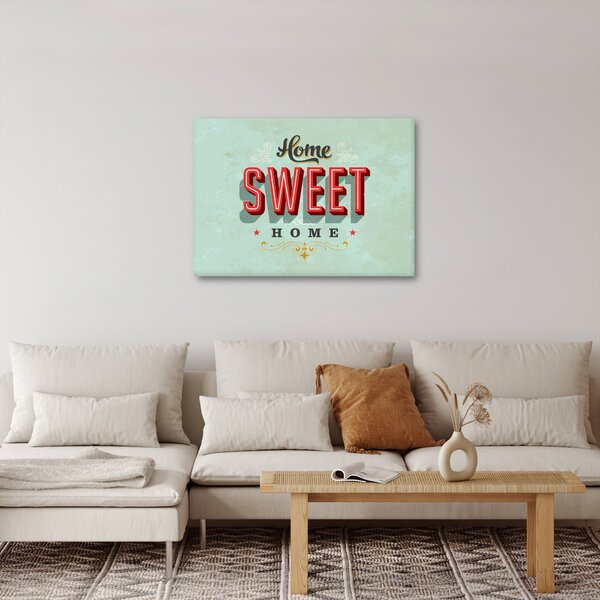 Obraz - Home sweet home (70x50 cm)