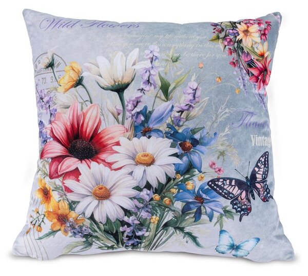 Sada 3 ks povlaků na polštářky SPRING FLOWERS 45 x 45 cm