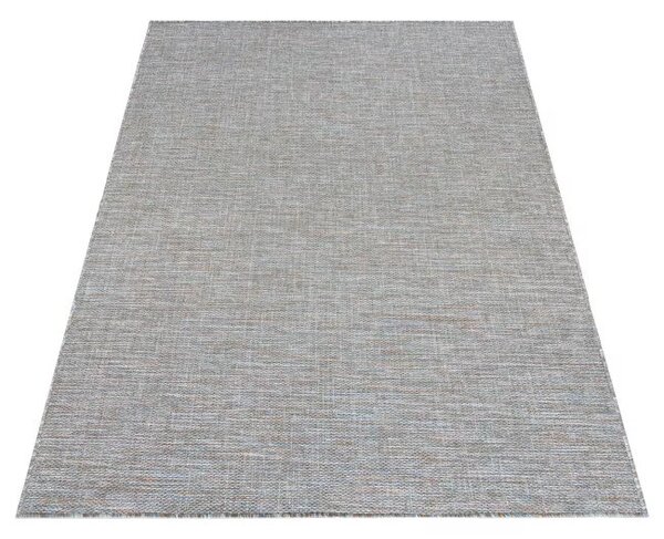 Makro Abra Kusový koberec venkovní VERANDA 6365A Sisalový modrý šedý Rozměr: 80x150 cm