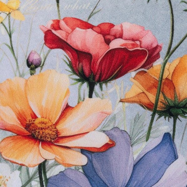 Sada 3 ks povlaků na polštářky SPRING FLOWERS 45 x 45 cm