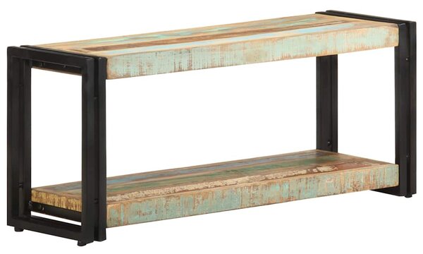 TV stolek 90 x 30 x 40 cm masivní recyklované dřevo 321979