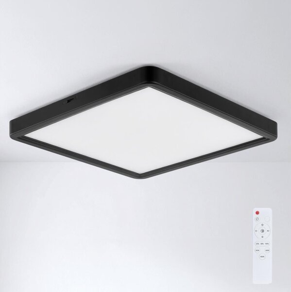 Brilagi -LED Stmív. strop. svítidlo ESTELA SQUARE LED/36W/230V 31x31 cm černá+DO