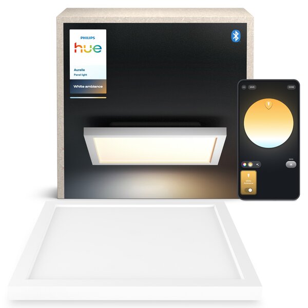 Hue Aurelle přisazený LED panel SQ S (čtverec) 30x30cm, bílá