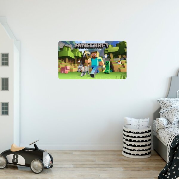 PIPPER. Textilní samolepka na zeď "Minecraft" Velikost: 60cm