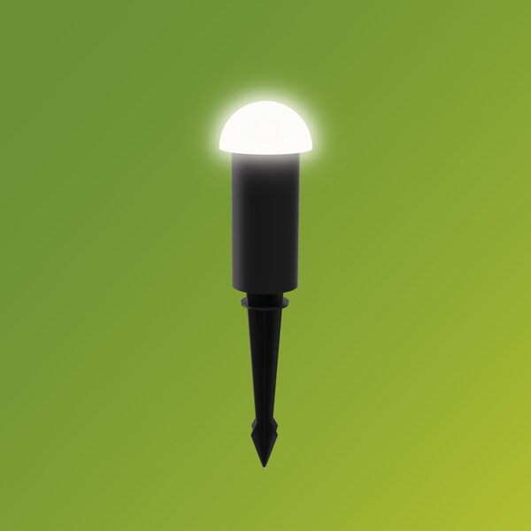 GardenLink Edwina venkovní stojací LED lampa LED 1,5W, 2700K, 24V, černá