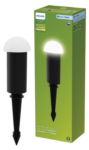 GardenLink Edwina venkovní stojací LED lampa LED 1,5W, 2700K, 24V, černá