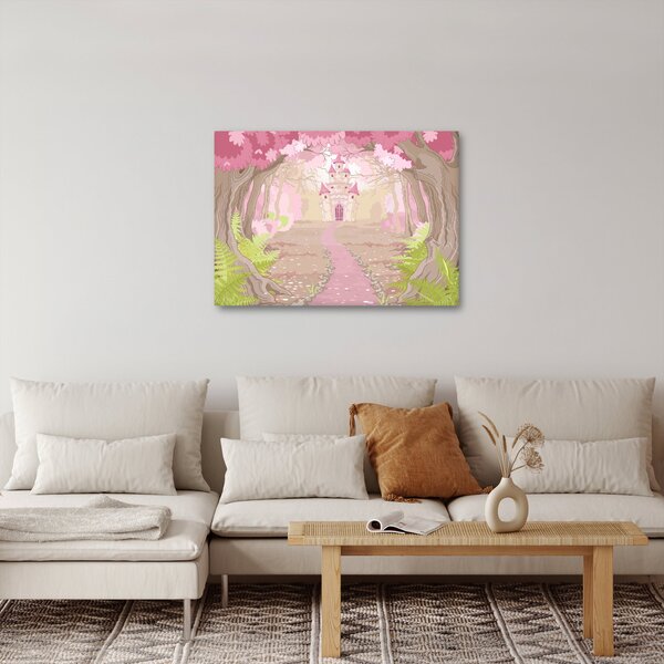 Obraz - Cesta do růžového království (70x50 cm)