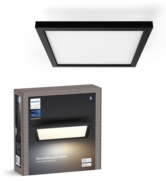 Hue Aurelle přisazený LED panel SQ S (čtverec) 30x30cm, černá
