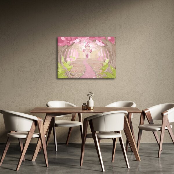 Obraz - Cesta do růžového království (70x50 cm)